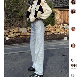 Kendall Jenner’s Checkered Black and Cream Vest- One Size